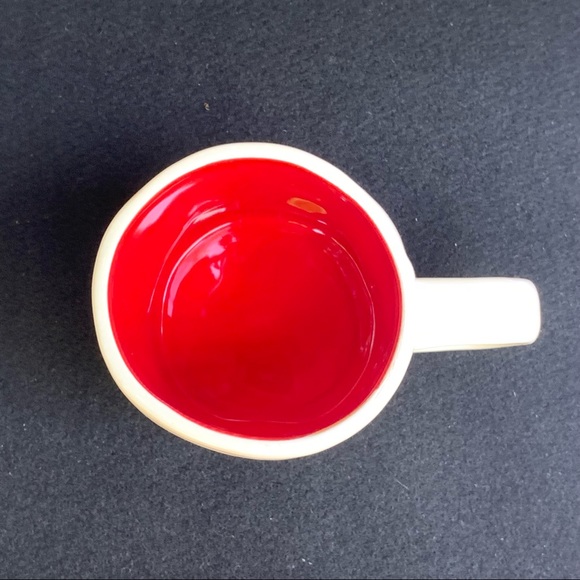 Rae Dunn SIP Mug Ceramic Coffee Tea Red Interior Black Large Letters NWT 2017 OG - Picture 7 of 11